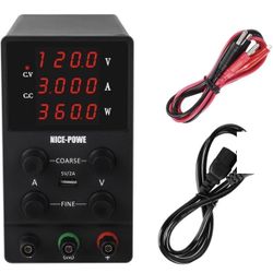 Adjustable Regulated Power Supply 30V5A, 30V10A, DC Power Meter 60V 5A, 120V 3A
