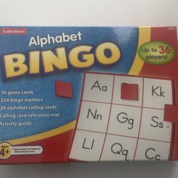 Lakeshore Alphabet BINGO Up to 36 Players, Complete In Box. Great Condition