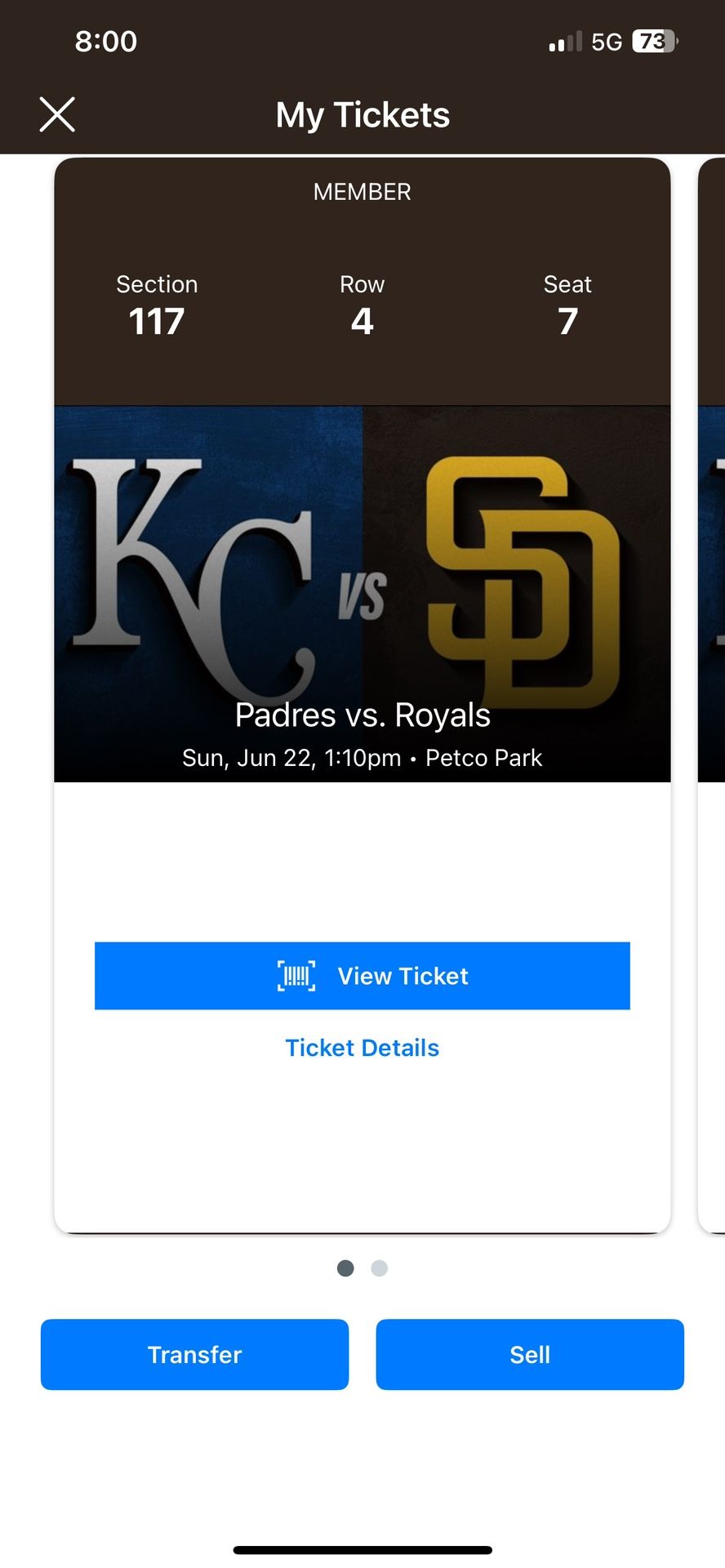 San Diego Padres vs Kansas City Royals Sunday