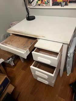 Vintage wood desk