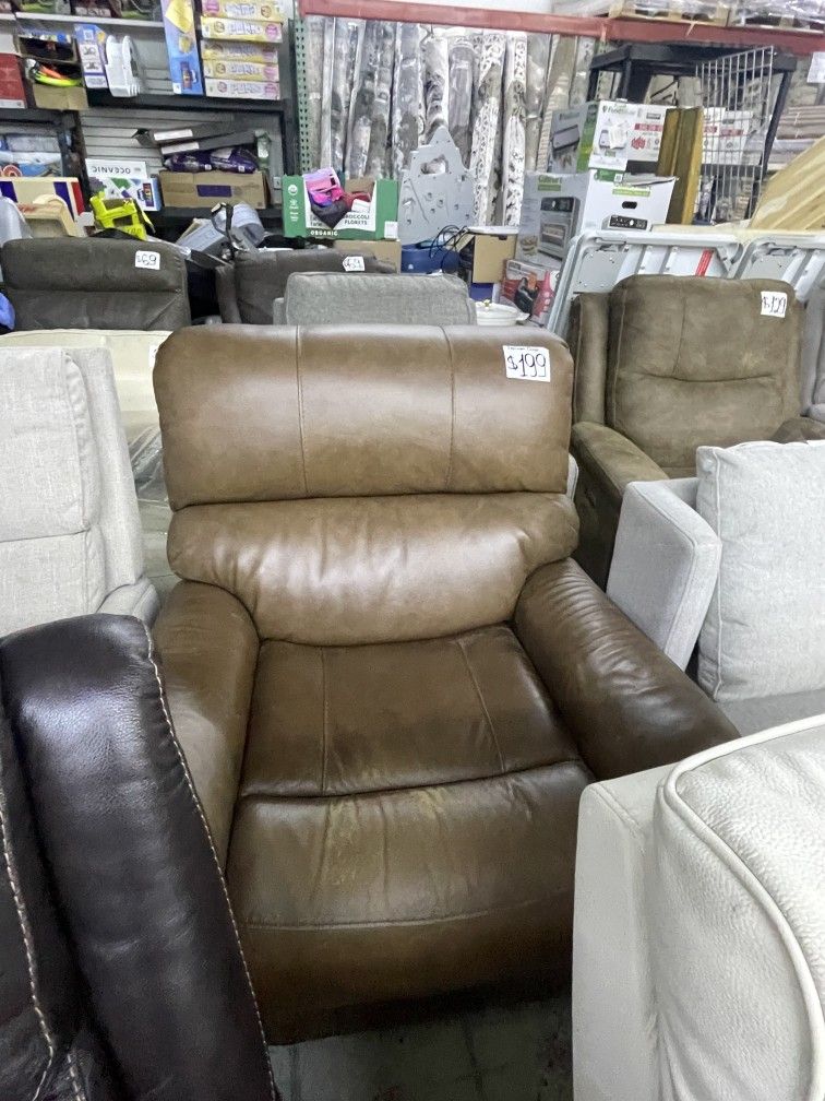 Leather Recliner Chair