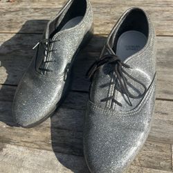 American Apparel Sparkly Glitter Loafers Size 11 W
