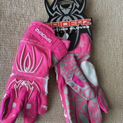 Brand new spiders softball batting gloves . Womens small