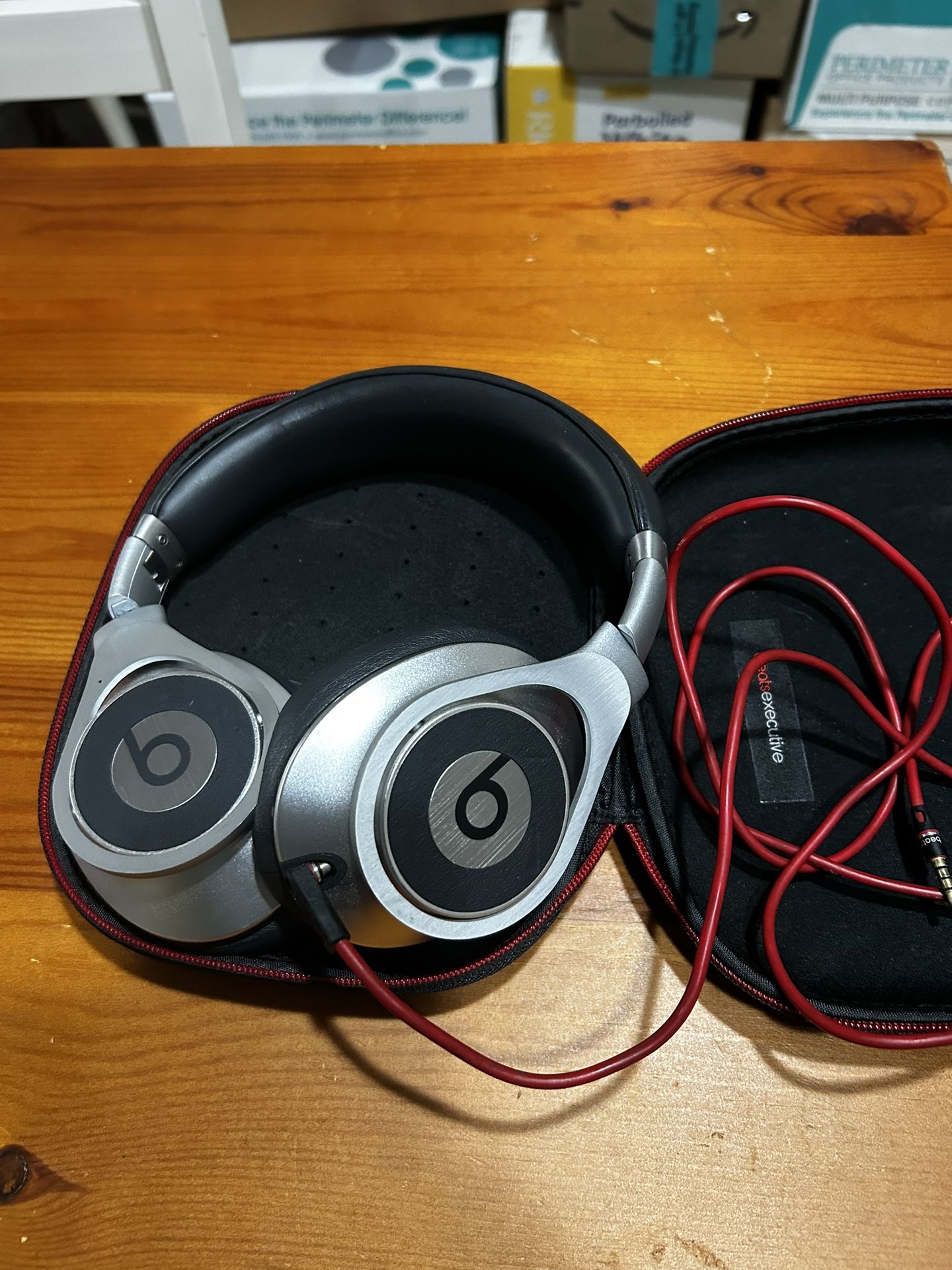 Beats By Dr Dre Executive Over The Ear Headphones With Case