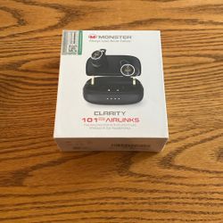 MONSTER Clarity 101 Plus Airlinks Bluetooth Earbuds With Charging Case