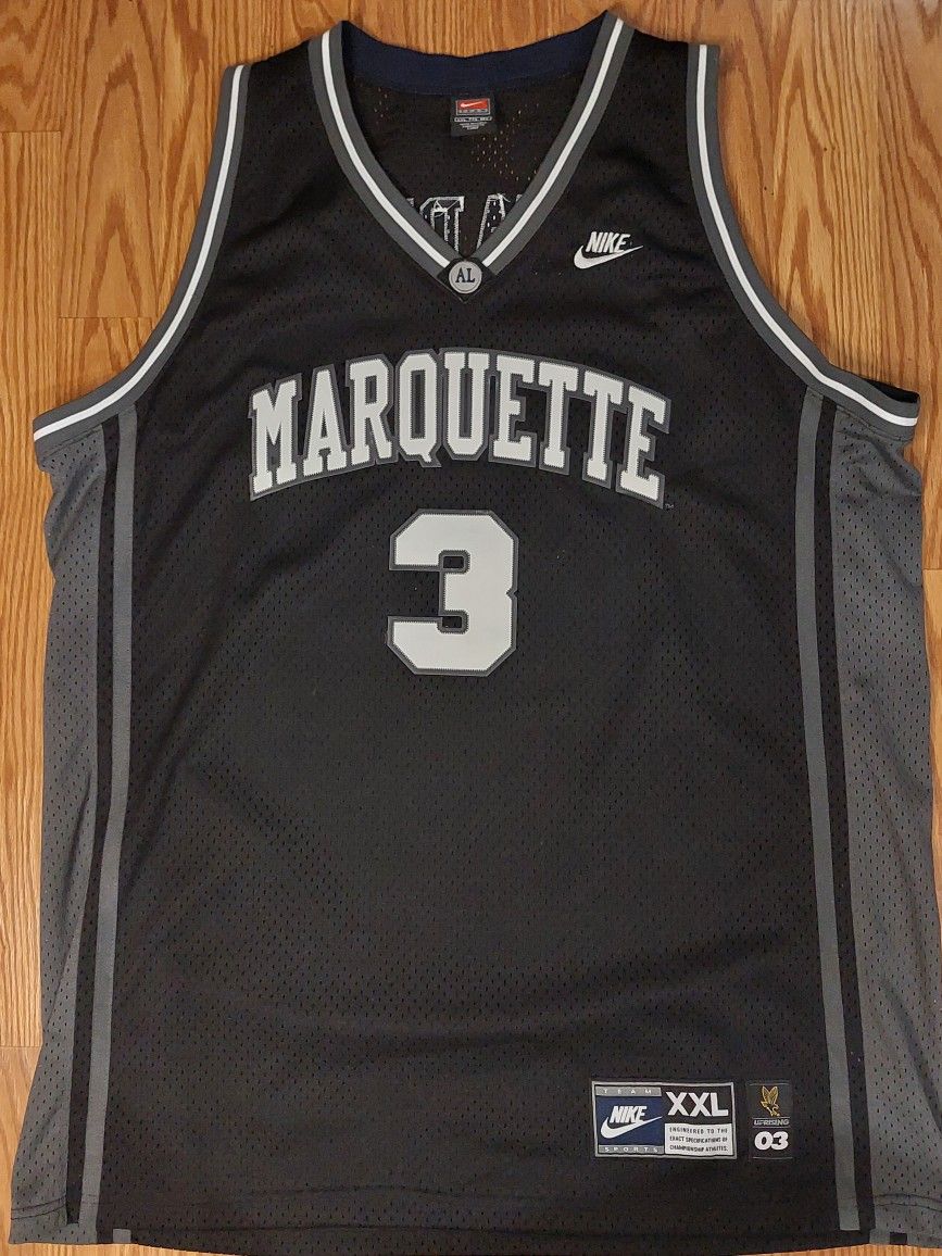 Authentic NCAA Dwyane Wade Marquette Jersey