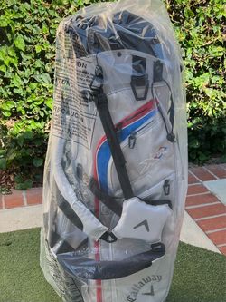 Brand new Callaway Golf Stand Bag White Blue Red