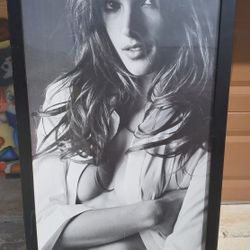 Model ALESSANDRA AMBROSIO  53.5" X 27"  WALL PRINT