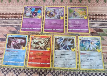 7 Pokémon Celebrations 25th Anniversary Cards (ENG)