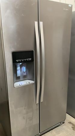 Whirlpool Side By Side Stainless Steel Counter Depth Refrigerator
