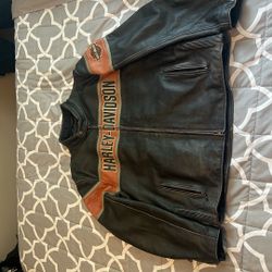 Men’s Harley Davidson Leather Jacket 2Xl