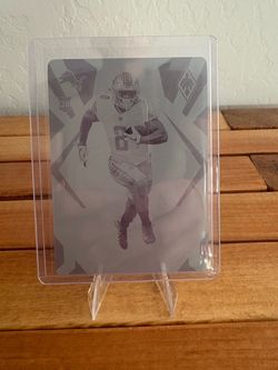2020 Panini Phoenix D’Andre Swift RC Printing Plate 1/1 Rookie Lions