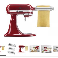 Kitchen Aid Pasta Roller & Cutter 3 Piece Attachment 