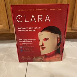 ✨ BRAND NEW – CLARA Radiant Red Light Therapy Mask (Sealed) ✨