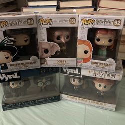 Harry Potter Funko Pop And Vynl Figure Set 