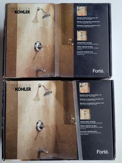 Kohler bath and shower head tub set