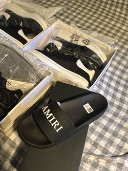 Brand new amri slides with box size 9/5 and 10 and 11 in stock