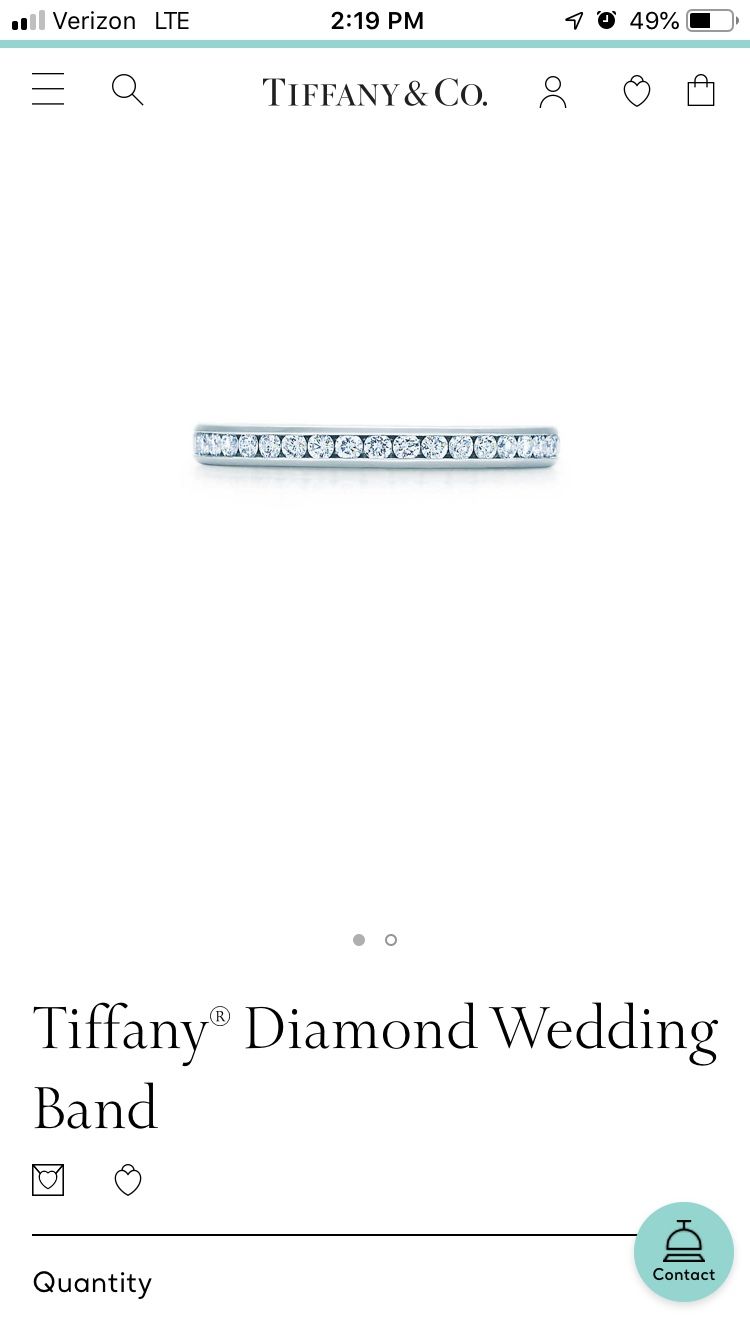 Tiffany & Co. wedding band ring