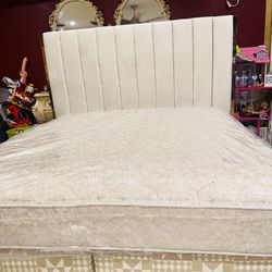 King White Bed It Brand New 