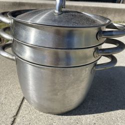 Multi-layer steaming, skillet.$10