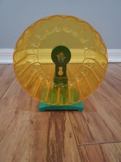 Yellow 6" Hamster Wheel