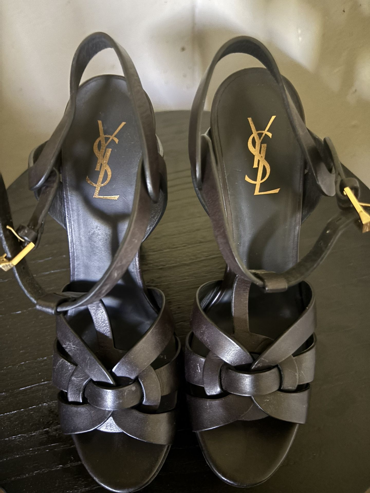 YSL platform Sandal