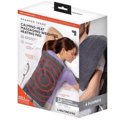 Sharper Image Calming Heat Weighted Heating Pad with Massage – $45 (Pickup Only) 