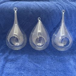 Glass Hanging Plant Terrarium Holder