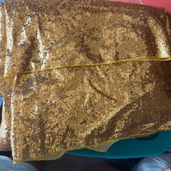 Gold Table Cloth 