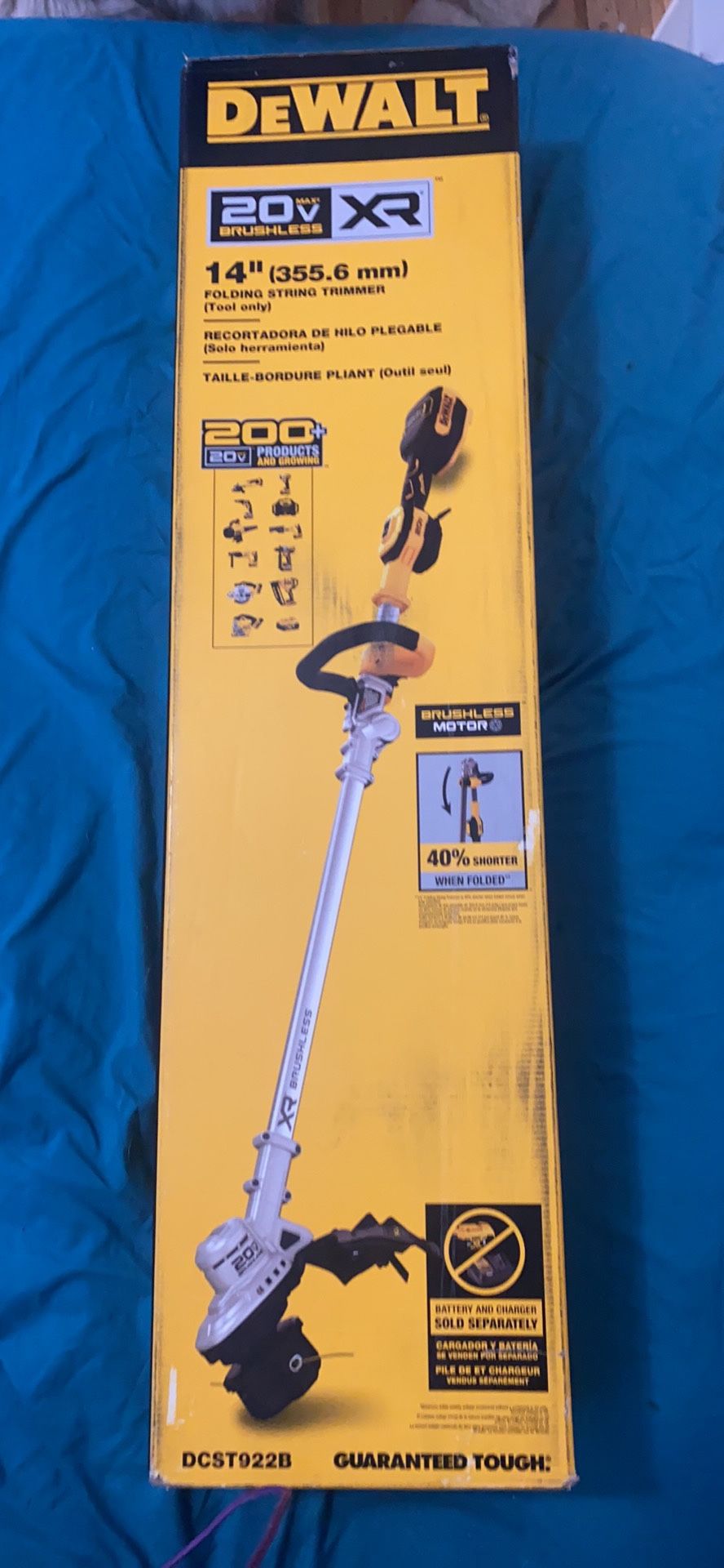 New Dewalt 20V Cordless Brushless String Trimmer (Tool Only)