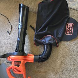 Black and decker leaf blower and vacuum