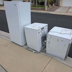 Free Gas Dryer(working) and Washer (Not Working) and Upright Freezer (Not Working)