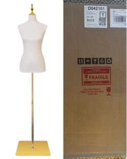 New EaseHome Dress Form Clothing Mannequin, Height Adjustable 50”-70” MSRP $94