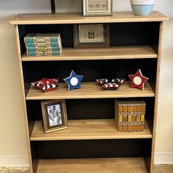 Modern Wood Bookcase / Display Shelf - Great Condition!