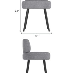 Modern Gray Accent Chair – Great Condition