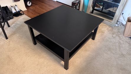 IKEA Black Square Coffee Table