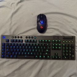 Logitech G915 Wireless Gaming Keyboard And Logitech G903 Wireless Gaming Mouse