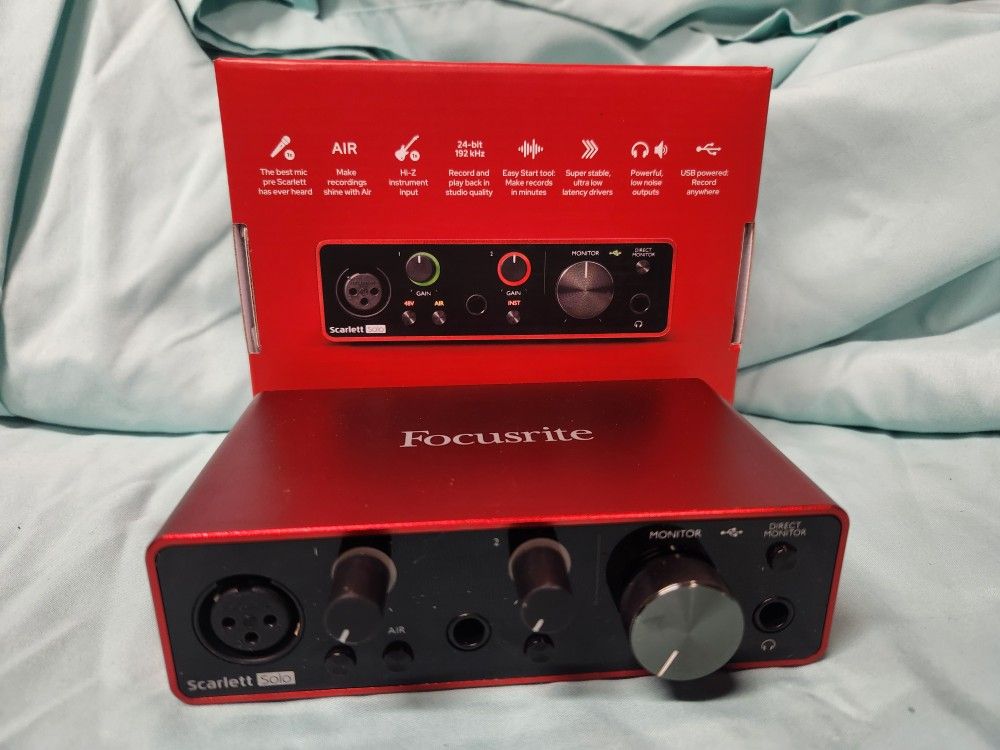 Focusrite Scarlett Solo 3rd Gen USB Audio Interface
