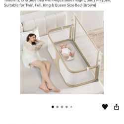 Yozoia Bed Rail (Gray) for Baby  , Used