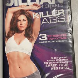 Jillian Michaels Killer Abs Shred Ur Abs Fast 3x30 Min Workouts DVD Belly Fat 
