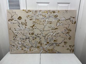 Oliver Gal Van Gogh Golden Blossoms Canvas Wall Art 45” x 30”