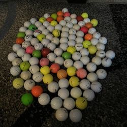 120 Used Golf Balls 