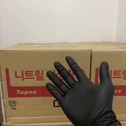 Black Nitrile Glove 5mil ( Very Good Quality )