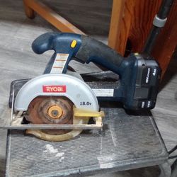 Ryobi Circular Saw With Battery No Charger