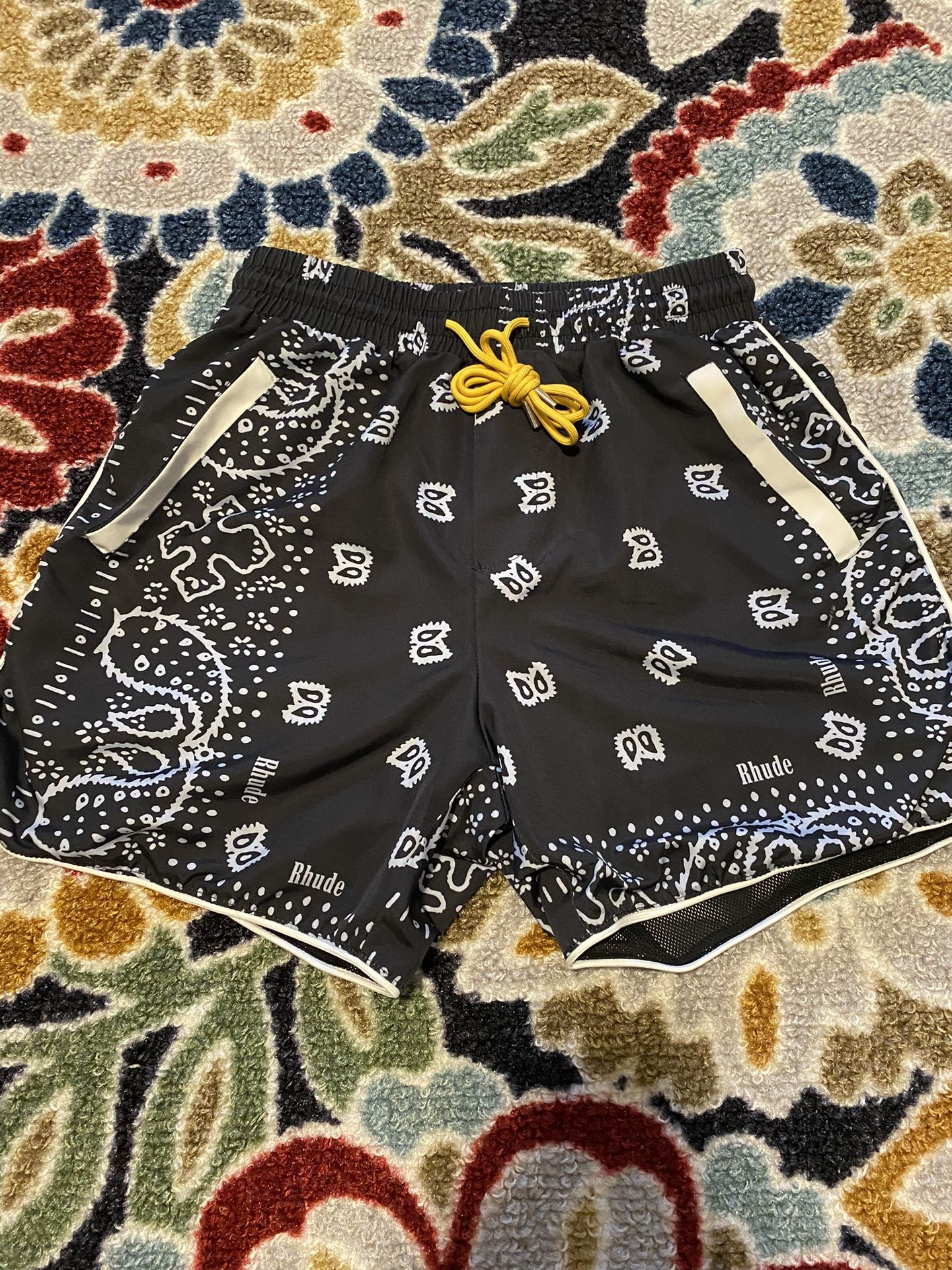 Rhude Paisley Shorts 