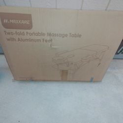 Black Massage Table