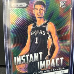 Victor Wembanyama Instant Impact Base Rookie!!