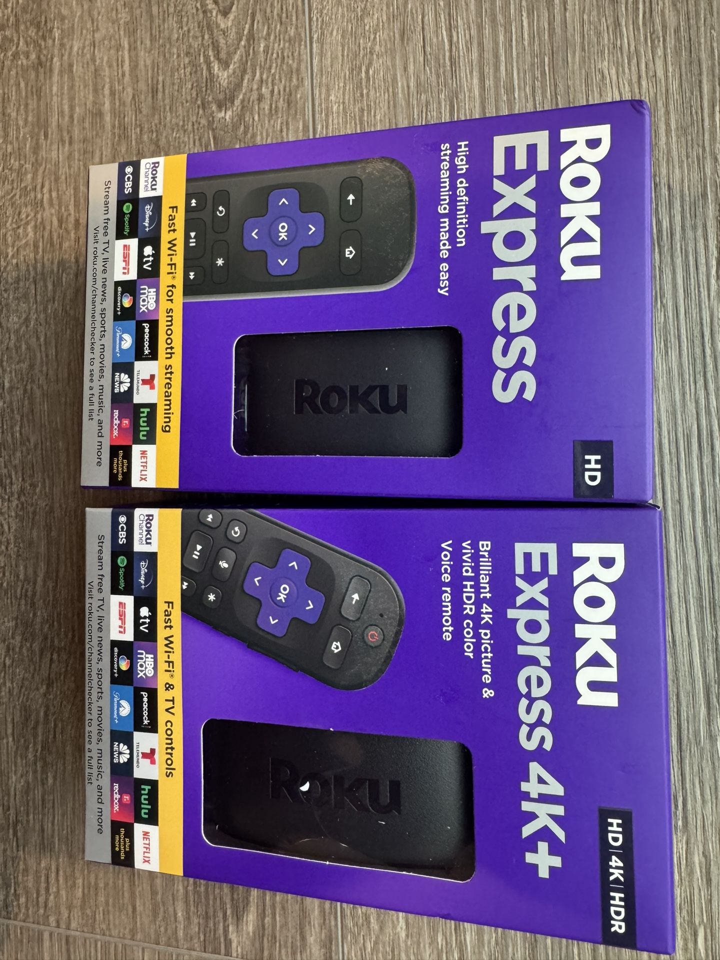 Brand New Roku Express HD And 4K+