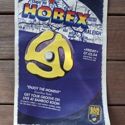 2004 Hobex Bamboo Room Lake Worth FL Vinatge Original Poater