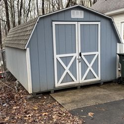 10x16 insulted shed tough shed